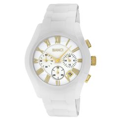 Roberto Bianci Men's White Ceramic Choronograph Watch-5876M