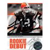 Image 1 : Luke Mccown Signed Cleveland Browns 2005 Upper Deck Rookie Debut Trading Card #12