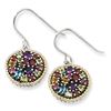 Image 1 : SS W/14K Multi Gemstone Earrings