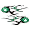 Image 1 : Boston Celtics Micro Flames Graphics