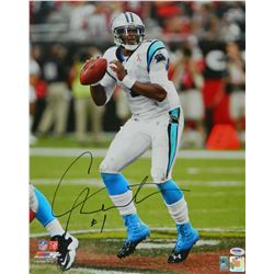 Cam Newton Signed Carolina Panthers Action 16X20 Photo