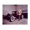 Image 1 : Flat Head Rat Rod Pin Up Girl Poster