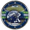 Image 1 : Seattle Seahawks Round Chrome Wall Clock