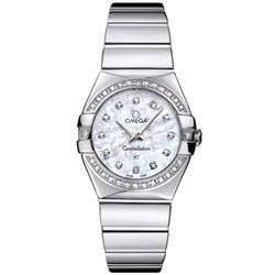 Omega  Constellation Polished Quartz 27Mm  Women Watch