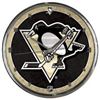 Image 1 : Pittsburgh Penguins Round Chrome Wall Clock