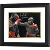 Image 1 : Michael Moorer Signed Boxing 8X10 Photo Custom Framed Vs Evander Holyfield (Heavyweight Champion)