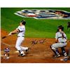 Image 1 : Mark Teixeira 2009 ALDS Walk Off Home Run Follow-Thru Horizontal 16X20 Photo (MLB Auth)