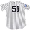 Image 1 : Bernie Williams Signed New York Yankees Authentic Pinstripe Jersey W/ 1999 Patch (MLB Auth)