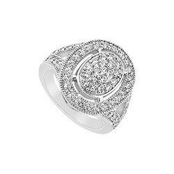 Diamond Ring :14K White Gold - 1.00 CT Diamonds