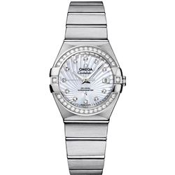 Omega  Constellation Brushed Chronometer 27Mm  Women Watch