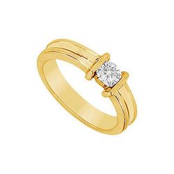 Diamond Ring : 14K Yellow Gold - 0.25 CT Diamonds