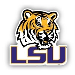 LSU Tigers 12" Car Magnet
