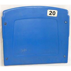 Silverdome Light Blue Actual Stadium Seat Back #20 - Home Of Detroit Lions 1975-2001