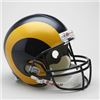 Image 1 : St. Louis Rams 1981-99 Throwback Deluxe Replica Helmet