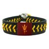 Image 1 : Arizona State Sun Devils Pitchfork Logo Team Color Baseball Bracelet