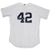 Image 1 : Mariano Rivera Authentic Yankees Home Jersey (Signed On Back)