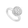 Diamond Engagement Ring : 18K White Gold - 1.00 CT Diamonds