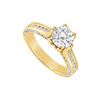 Diamond Engagement Ring : 14K Yellow Gold - 1.50 CT Diamonds