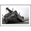 Image 1 : An M88A2 Hercules Recovery Vehicle. framed black metal white matte