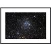 Image 1 : Messier 52 also known as NGC 7654 is an open cluster in the Cassiopeia constellation. framed black m