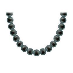 Tahitian Pearl Necklace : 18K Yellow Gold – 8.00 - 10.00 MM