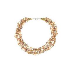 Freshwater Cultured Multi-Colored Pearl 18 Necklace : .925 Sterling Silver - 5-5.5MM - 6-6.5MM