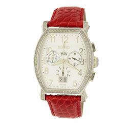 Roberto Bianci Classic Strap Diamond Watch With Chronograph And Day And Date -1861DIA