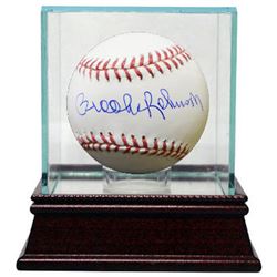Brooks Robinson Signed Official Major League Baseball W/ Glass Case (Orioles)