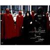 Image 1 : Dave Prowse Signed Darth Vader With The Emperor 8X10 Photo