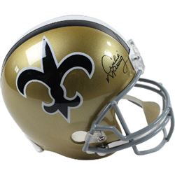 Archie Manning Signed New Orleans Saints Full Size TB Replica Helmet (Gray Mask)- Steiner Hologram