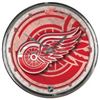 Image 1 : Detroit Red Wings Round Chrome Wall Clock