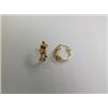 Image 1 : Multicolor Baguettes CZ Hoop Earring