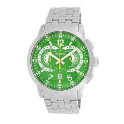 Roberto Bianci Men's Pro Racing Chronograph Watch With Green Face-7096M