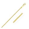 Image 1 : 2.1mm 14K Yellow Gold Round Wheat Chain