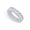 Image 1 : Platinum Diamond Eternity Band : 4.00 CT Diamonds