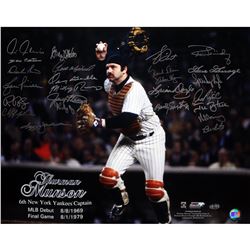 New York Yankees Thurman Munson Color 16X20 Photo (24 Sigs)