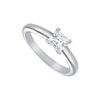 Image 1 : Diamond Solitaire Ring : Platinum – 0.75 CT Diamond