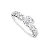 Image 1 : Semi Mount Engagement Ring in 14K White Gold with 0.25 CT Diamonds Not Included Center Diamond