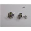 Image 1 : Round Multicolor CZ Earring