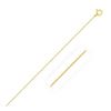 Image 1 : 0.45mm 14K Yellow Gold Classic Box Chain