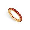 Image 1 : Ruby Eternity Band : 14K Yellow Gold – 2.00 CT TGW