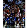 Image 1 : Dennis Rodman Signed Defending Magic Johnson 1989 NBA Finals 8X10 Photo