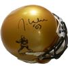 Image 1 : Jason White Signed Heisman Logo Gold Authentic Schutt Mini Helmet '03 (Oklahoma Sooners)