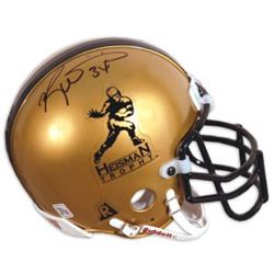 Ricky Williams Signed Heisman Authentic Mini Helmet- Mounted Hologram