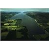 Image 1 : Aerial view of Loch Ness surrounding farmland.