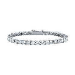 Diamond Tennis Bracelet : Platinum - 4.00 CT Diamonds