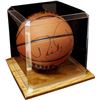 Image 1 : Basketball Unsigned Display Case With Wood Base