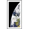 Image 1 : View of Earth from space showing phytoplankton bloom between Iceland and the United Kingdom. framed 