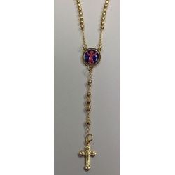 Gold Electroplated Rosary 18-20 in a Red Pouch