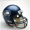 Image 1 : Seattle Seahawks 2002-2011 Throwback Riddell Deluxe Replica Helmet